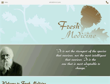 Tablet Screenshot of freshmedicine.ca